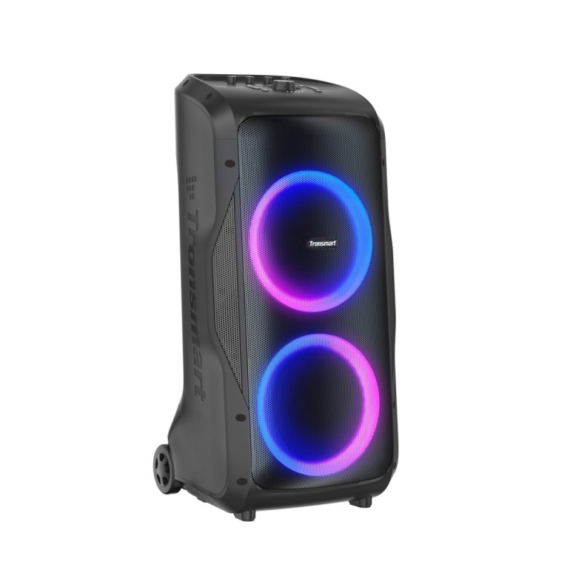 Głośnik przenośne imprezowy Tronsmart Halo 300 z XLR, gitarą, wejściami mic, Moc 240 W, diody LED Beat-Sync, 20 godzin pracy