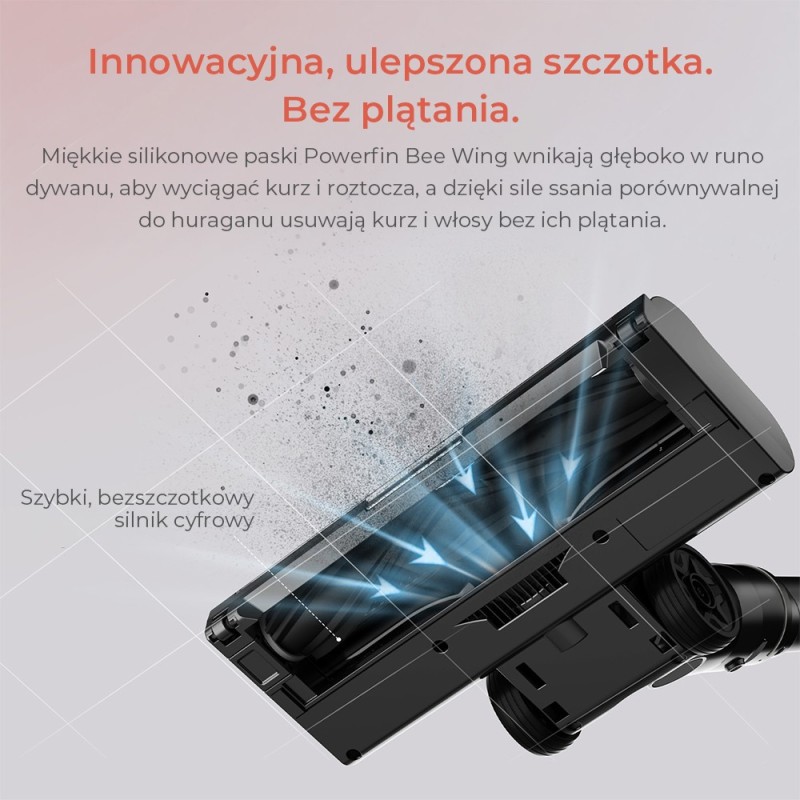 Zestaw odkurzacz bezprzewodowy JIGOO C200 z 1 filtrem Hepa