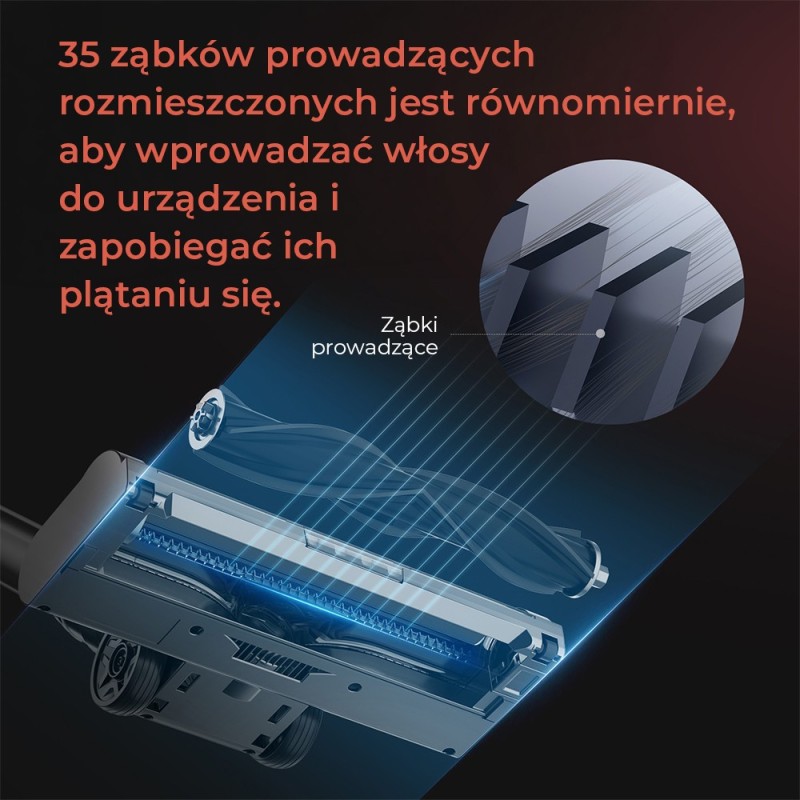 Zestaw odkurzacz bezprzewodowy JIGOO C200 z 1 filtrem Hepa