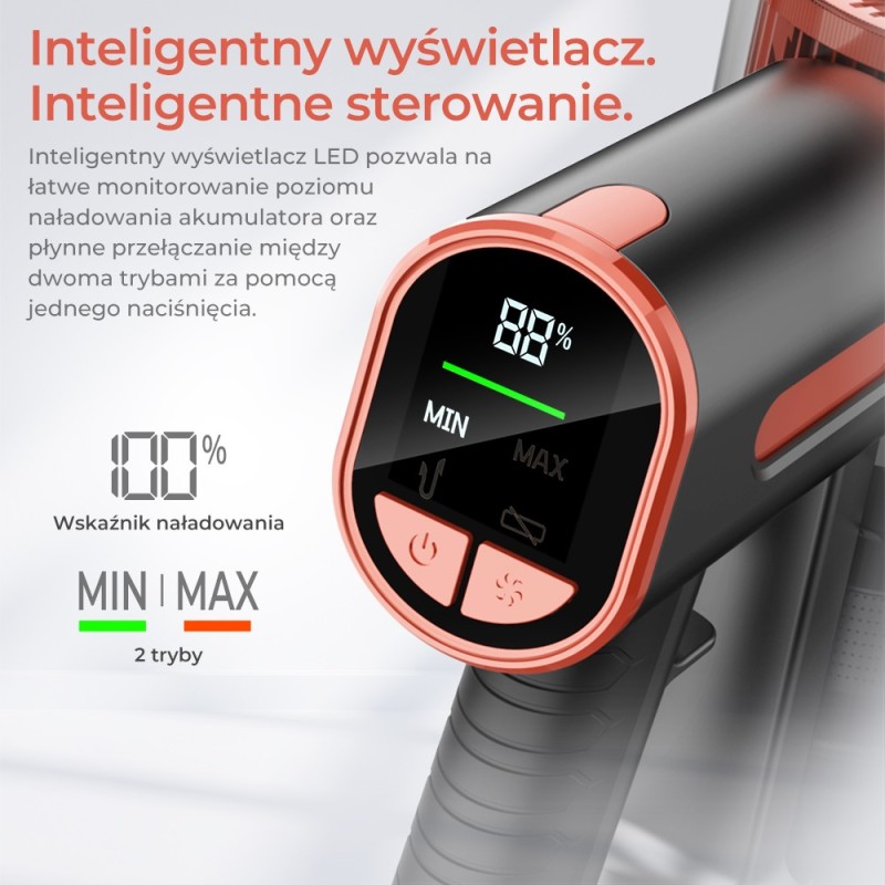 Zestaw odkurzacz bezprzewodowy JIGOO C200 z 1 filtrem Hepa