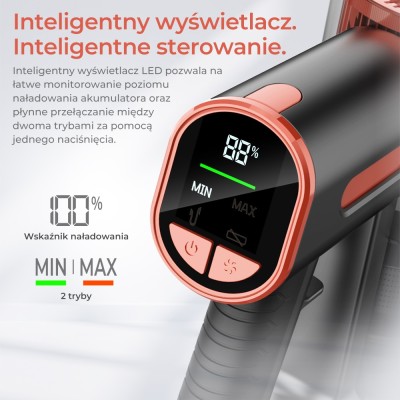 Zestaw odkurzacz bezprzewodowy JIGOO C200 z 1 filtrem Hepa