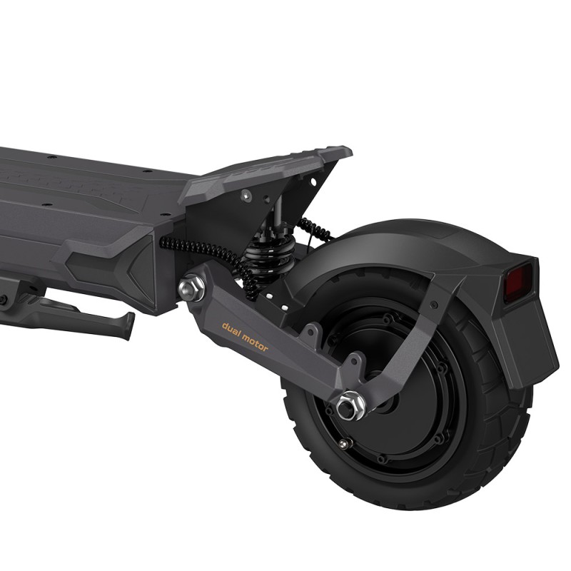 Ausom L2 Max Dwusilnikowy skuter elektryczny, 1000 W x 2 silniki, zasięg 90 km - Ciemnoszary