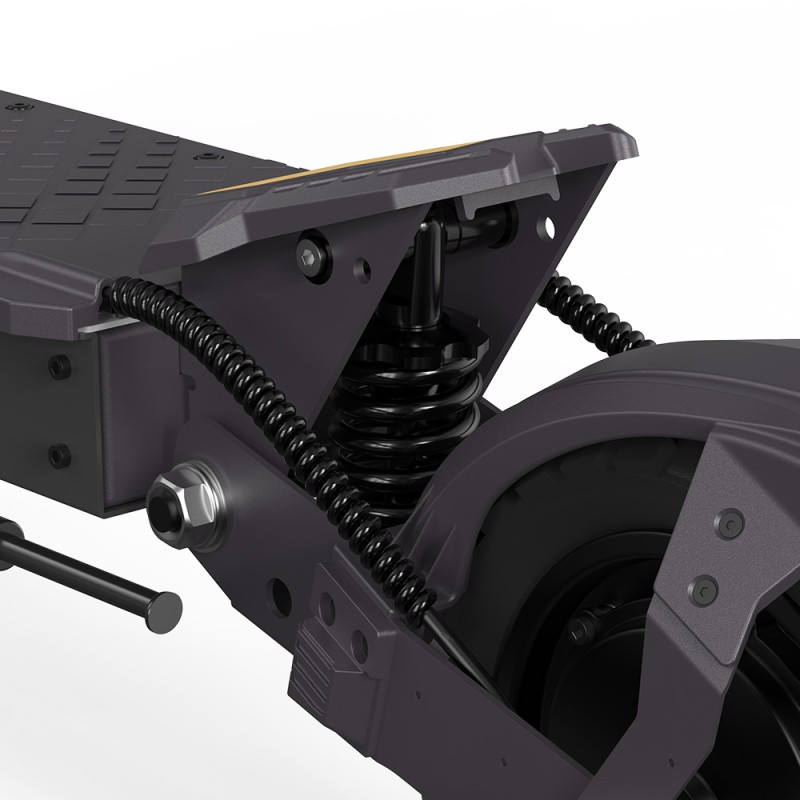 Ausom L1 Skuter elektryczny, silnik 800 W, zasięg 70 km - Szary