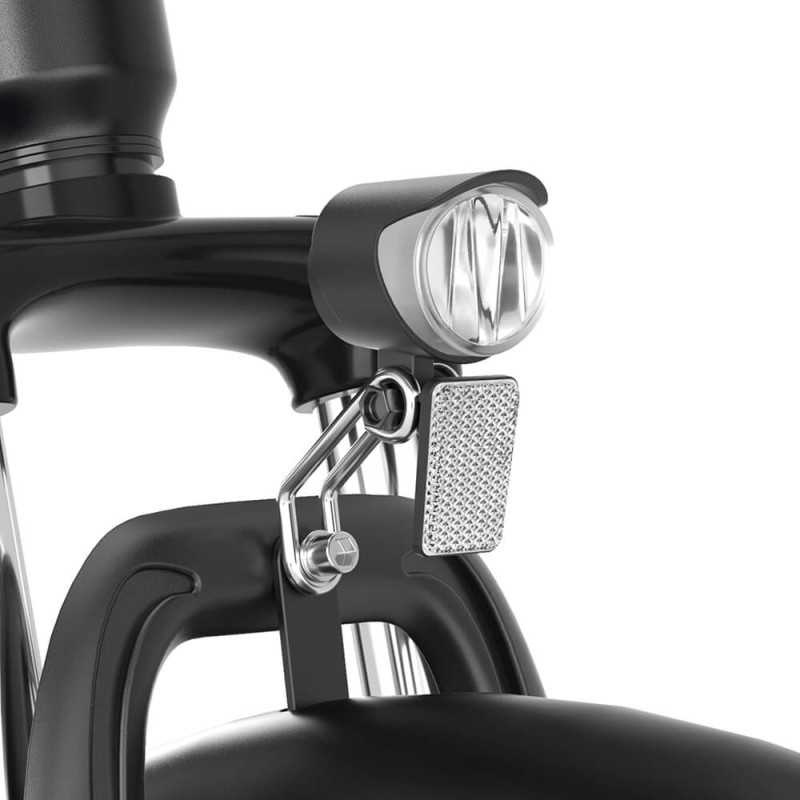 Touroll J1 Trekkingowy rower elektryczny, zasięg 100 km, 7-biegowa przerzutka Shimano - Czarny