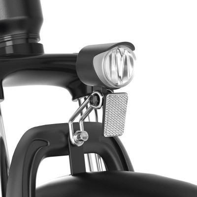 Touroll J1 Trekkingowy rower elektryczny, zasięg 100 km, 7-biegowa przerzutka Shimano - Czarny