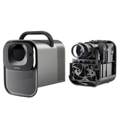 Projektor ETOE Seal Pro LCD z 1 sztuką 50-calowego regulacja w górę i w dół ekranu projekcyjnego ETOE