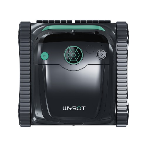 WYBOT S2 Vision bezprzewodowy robot do czyszczenia basenów, uczenie AI z nawigacją kamerą wizyjną – Czarny 2