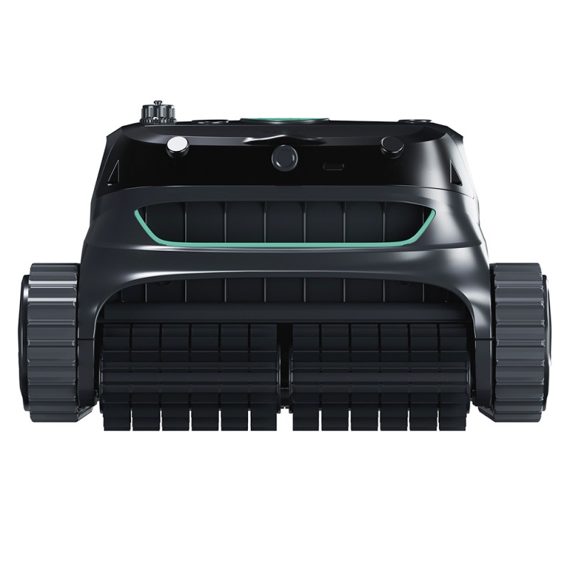 WYBOT S2 Vision bezprzewodowy robot do czyszczenia basenów, uczenie AI z nawigacją kamerą wizyjną – Czarny