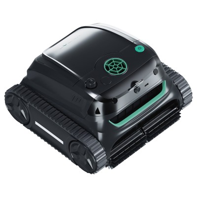 WYBOT S2 Vision bezprzewodowy robot do czyszczenia basenów, uczenie AI z nawigacją kamerą wizyjną – Czarny