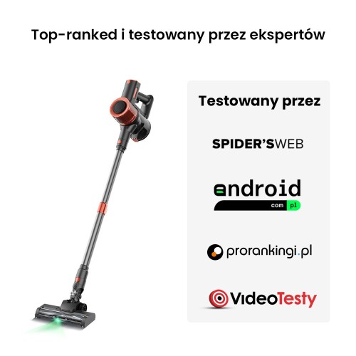 Zestaw odkurzacz bezprzewodowy JIGOO C200 z 1 filtrem Hepa 2