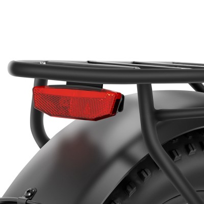 Touroll S2 Pro Rower elektryczny z grubymi oponami, silnik 750 W, akumulator 48 V 15 Ah, opony 20" × 4,0" - Niebieski