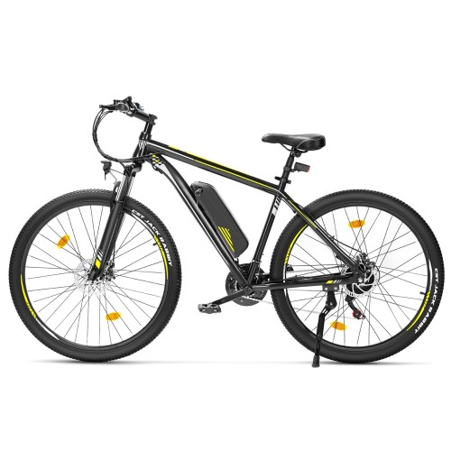 Touroll U1 29 Rower elektryczny z wysokim wejściem, silnik 250 W, zasięg 65 km, 21-biegowa przerzutka Shimano - Czarny 2