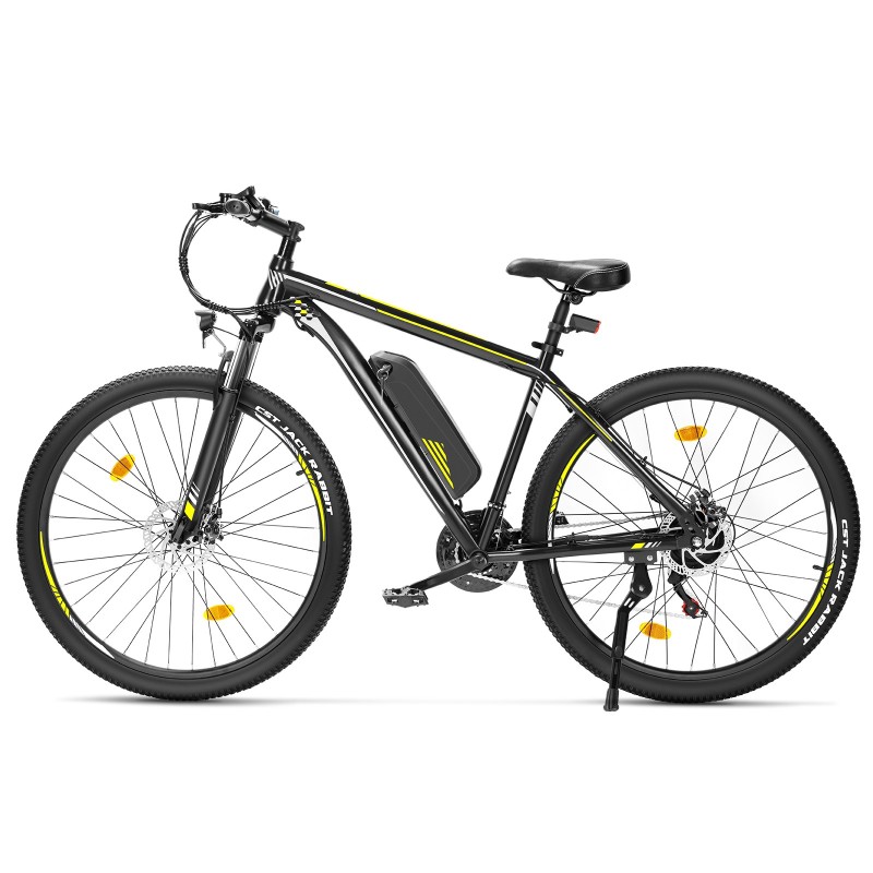 Touroll U1 29 Rower elektryczny z wysokim wejściem, silnik 250 W, zasięg 65 km, 21-biegowa przerzutka Shimano - Czarny