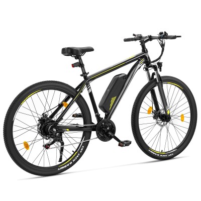 Touroll U1 29 Rower elektryczny z wysokim wejściem, silnik 250 W, zasięg 65 km, 21-biegowa przerzutka Shimano - Czarny