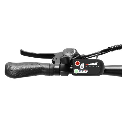 Touroll U1 29 Rower elektryczny z wysokim wejściem, silnik 250 W, zasięg 65 km, 21-biegowa przerzutka Shimano - Czarny