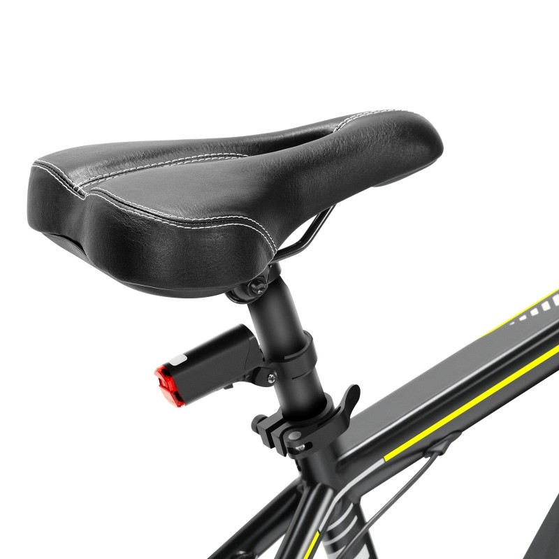 Touroll U1 29 Rower elektryczny z wysokim wejściem, silnik 250 W, zasięg 65 km, 21-biegowa przerzutka Shimano - Czarny