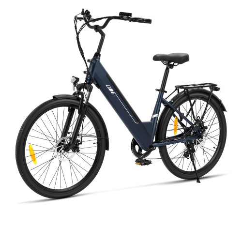 Foride Roamer 2 ST Rower elektryczny z niską ramą, silnik 250 W, zasięg 100 km, 7-biegowa przekładnia Shimano