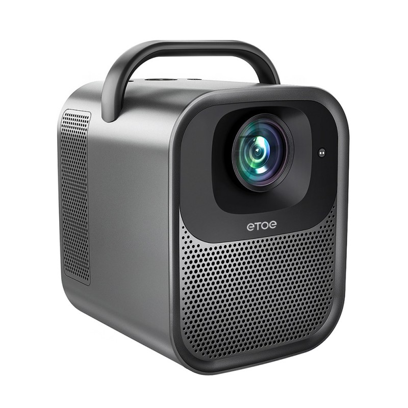 Projektor ETOE Seal Pro LCD z 1 sztuką ETOE 120 cali 16:9 ekran projekcyjny na zewnątrz