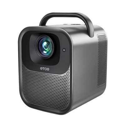 Projektor ETOE Seal Pro LCD z 1 sztuką ETOE 120 cali 16:9 ekran projekcyjny na zewnątrz