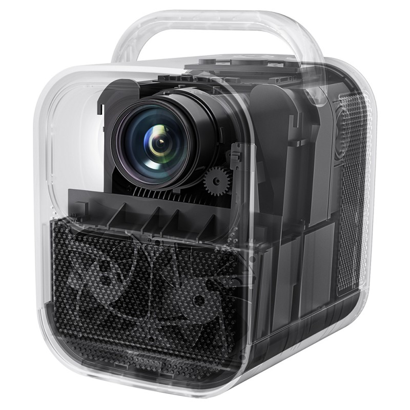 Projektor ETOE Seal Pro LCD z 1 sztuką ETOE 120 cali 16:9 ekran projekcyjny na zewnątrz