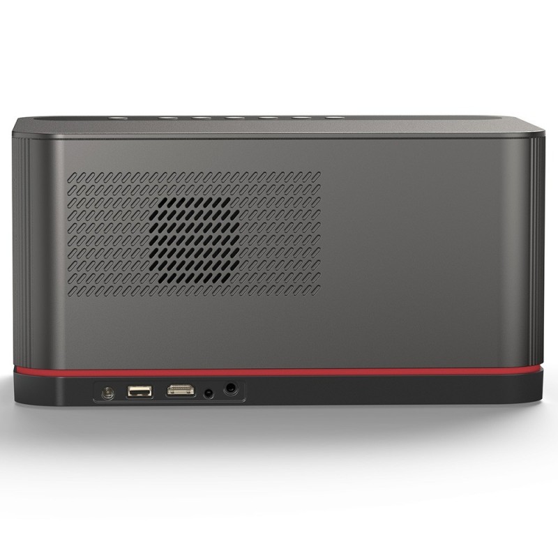 Projektor ETOE Whale Pro 1800 ANSI Lumens z 1 sztuką 50-calowego regulacja w górę i w dół ekranu projekcyjnego ETOE