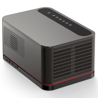 Projektor ETOE Whale Pro 1800 ANSI Lumens z 1 sztuką 50-calowego regulacja w górę i w dół ekranu projekcyjnego ETOE