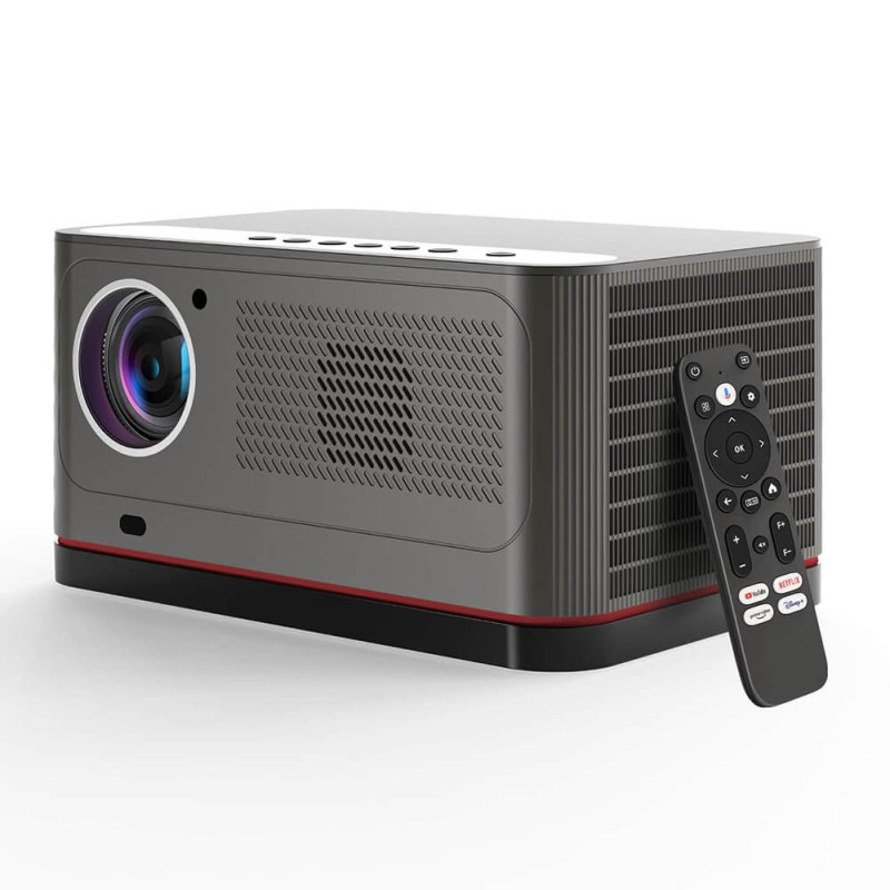 Projektor ETOE Whale Pro 1800 ANSI Lumens z 1 sztuką Domowy głośnik audio Tronsmart Fiitune X30
