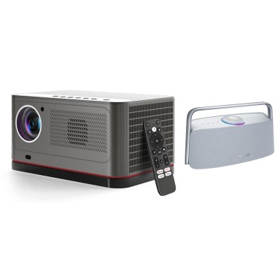 Projektor ETOE Whale Pro 1800 ANSI Lumens z 1 sztuką Domowy głośnik audio Tronsmart Fiitune X30