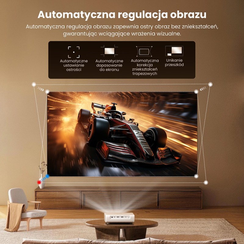 Projektor laserowy ETOE ETOE Dolphin 2 RGB z 1 sztuką Szary Tronsmart T8 (O3020) przenośny głośnik