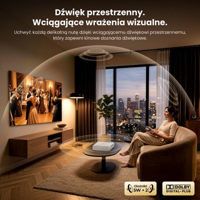 Projektor laserowy ETOE ETOE Dolphin 2 RGB z 1 sztuką Szary Tronsmart T8 (O3020) przenośny głośnik