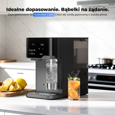 Hydrofast BUB01 butelka do gazowania z PET bez BPA (kompatybilna z C300)