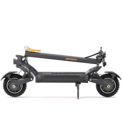 Składana hulajnoga elektryczna Ausom F1 Max z dwoma silnikami, mocą 1400W x2, podwójnymi hydraulicznymi hamulcami tarczowymi