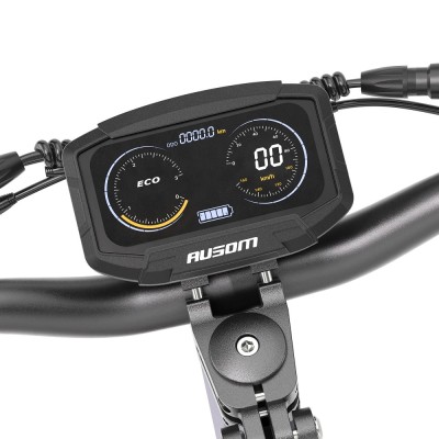Składana hulajnoga elektryczna Ausom F1 Max z dwoma silnikami, mocą 1400W x2, podwójnymi hydraulicznymi hamulcami tarczowymi