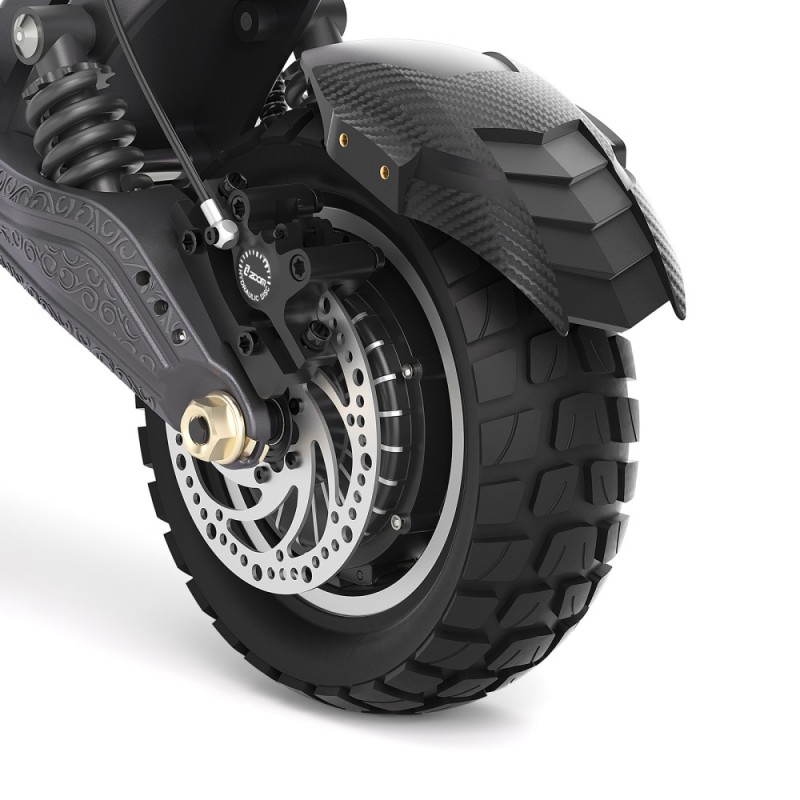 Składana hulajnoga elektryczna Ausom F1 Max z dwoma silnikami, mocą 1400W x2, podwójnymi hydraulicznymi hamulcami tarczowymi