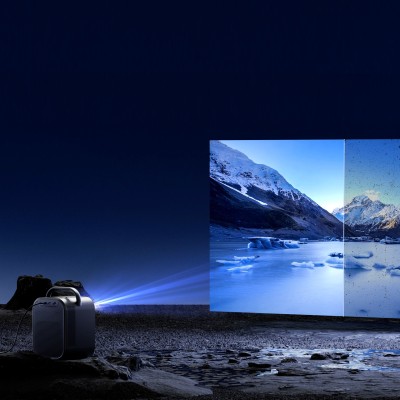 ETOE Seal Pro Przenośny projektor – 1300 ANSI, Full HD, Google TV, do kina domowego, sypialni i seansów na świeżym powietrzu
