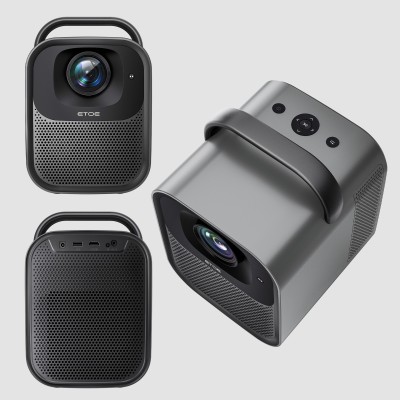 Projektor ETOE Seal Pro LCD z 1 sztuką 50-calowego regulacja w górę i w dół ekranu projekcyjnego ETOE
