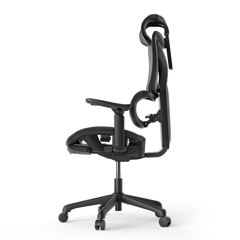 ACGAM CG-5245M ergonomiczne krzesło gamingowe – regulowane wsparcie lędźwiowe, odchylenie i udźwig 300 lbs