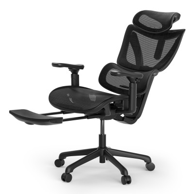 ACGAM CG-5245M ergonomiczne krzesło gamingowe – regulowane wsparcie lędźwiowe, odchylenie i udźwig 300 lbs