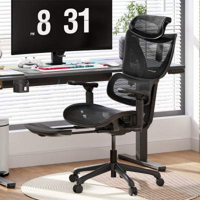 ACGAM CG-5245M ergonomiczne krzesło gamingowe – regulowane wsparcie lędźwiowe, odchylenie i udźwig 300 lbs