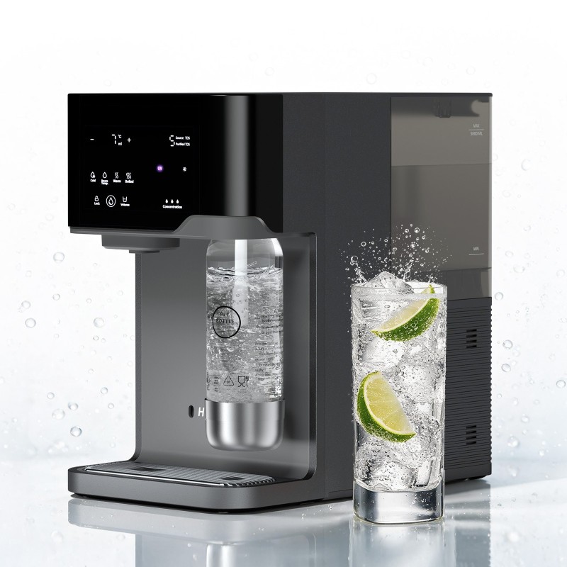 Hydrofast C300 Premium oczyszczacz wody RO – gorąca, zimna i gazowana woda + mineralizacja, kompletna stacja do wody i napojów