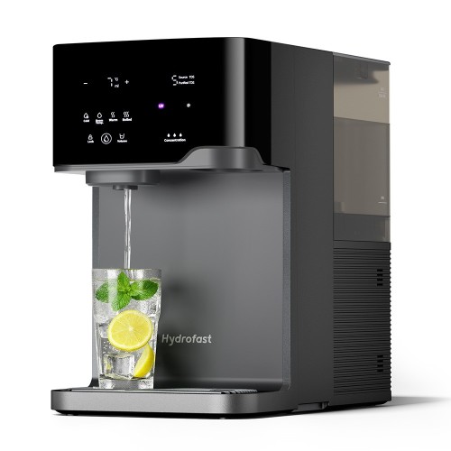 Hydrofast C300 Premium oczyszczacz wody RO – gorąca, zimna i gazowana woda + mineralizacja, kompletna stacja do wody i napojów