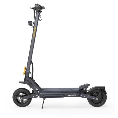Ausom Gosoul 2 Pro Hulajnoga elektryczna, maks. moc 1400 W, zasięg 90 km, zawieszenie wahaczowe ShocFree – Ciemnoszary