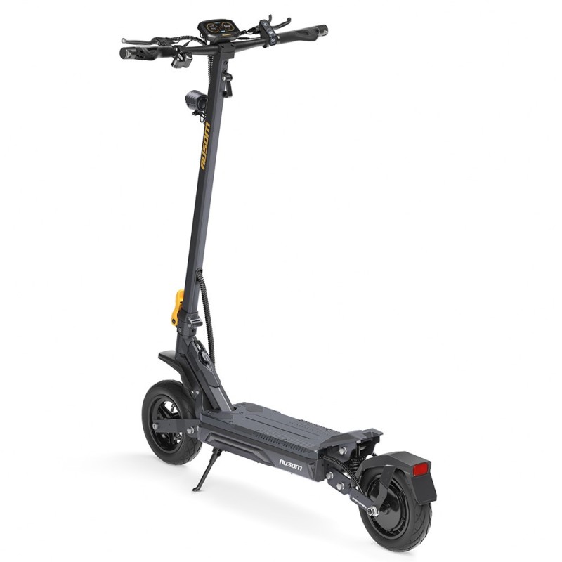 Ausom Gosoul 2 Pro Hulajnoga elektryczna, maks. moc 1400 W, zasięg 90 km, zawieszenie wahaczowe ShocFree – Ciemnoszary