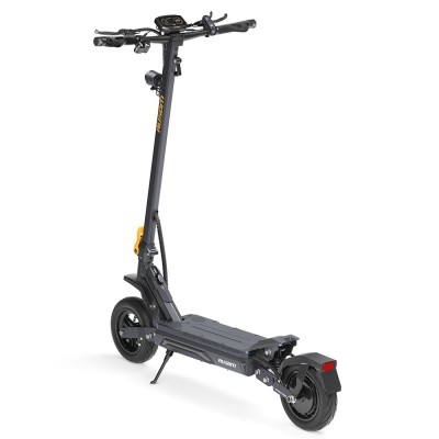 Ausom Gosoul 2 Pro Hulajnoga elektryczna, maks. moc 1400 W, zasięg 90 km, zawieszenie wahaczowe ShocFree – Ciemnoszary