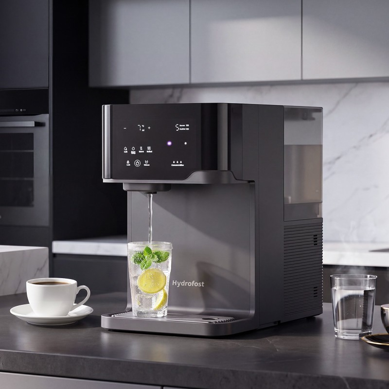 Hydrofast C300 Premium oczyszczacz wody RO – gorąca, zimna i gazowana woda + mineralizacja, kompletna stacja do wody i napojów