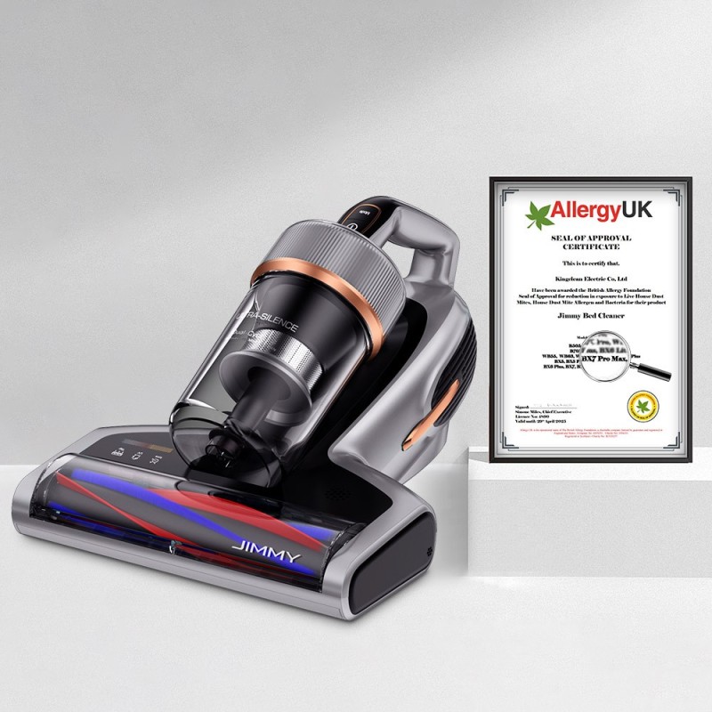 Odkurzacz do materacy JIMMY BX7 Pro Max, moc znamionowa 700W, czujnik roztoczy kurzu - Szary
