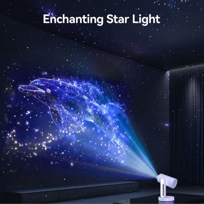 Projektor ETOE Starfish, 4K Decoding,HDR10,Auto korekcja trapezowa,Chromecast,140° Obrotu Niepolarnego, ośw.RG