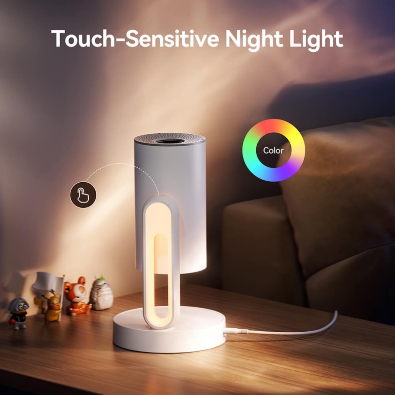 Projektor ETOE Starfish, 4K Decoding,HDR10,Auto korekcja trapezowa,Chromecast,140° Obrotu Niepolarnego, ośw.RG