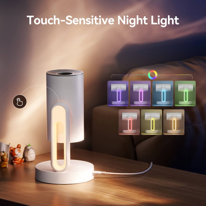 Projektor ETOE Starfish, 4K Decoding,HDR10,Auto korekcja trapezowa,Chromecast,140° Obrotu Niepolarnego, ośw.RG