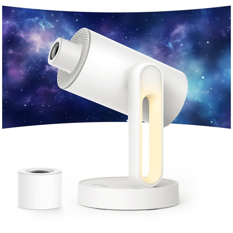 Projektor ETOE Starfish, 4K Decoding,HDR10,Auto korekcja trapezowa,Chromecast,140° Obrotu Niepolarnego, ośw.RG